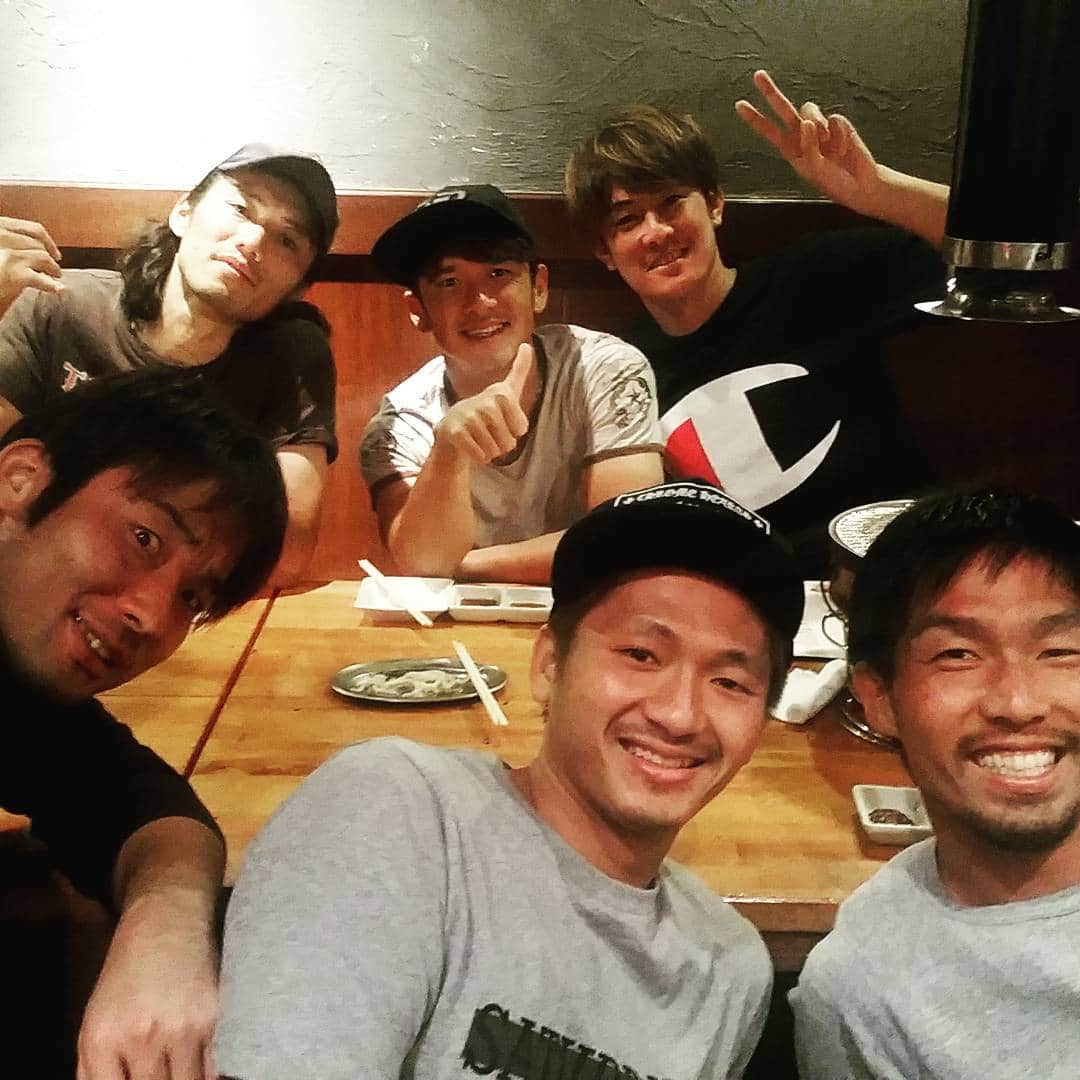 實藤友紀さんのインスタグラム写真 - (實藤友紀Instagram)「#アビスパ福岡#オヤジ会#肉#楽しー！！」6月5日 20時37分 - yuki_saneto05