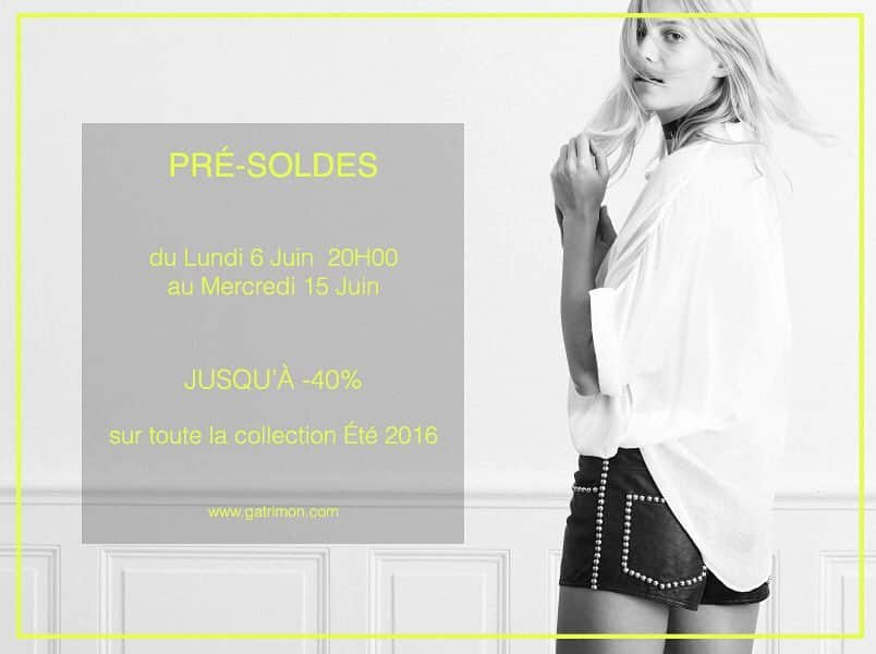 ガットリモンのインスタグラム：「PRE-SALES  From Monday 6th June at 8 pm To Wednesday 15th June  UNTIL -40% On all the Summer 2016 collection」