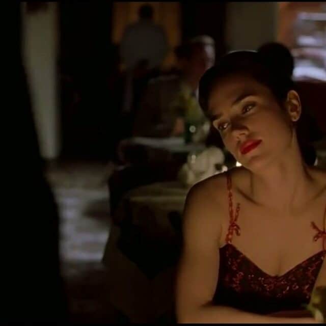 ジェニファー・コネリーのインスタグラム：「Beautiful eyes😍😍 (A Beautiful Mind - 2001) #jenniferconnelly」