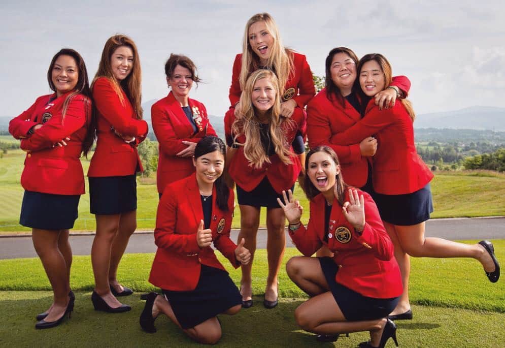 Sierra Brooksのインスタグラム：「Love this team. Wasn't quite the outcome we were hoping for but still an incredible week. Thank you @usga for this amazing experience, always an honor getting to represent the US 🇺🇸 #LFF」