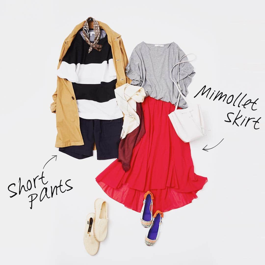 ルミネ公式のインスタグラム：「大人かわいくキメたい！デート向きＴシャツ👚 [ #LUMINEMAGAZINE ] http://magazine.lumine.ne.jp/?p=58621 #lumine #ルミネ #ルミネ大宮 #Tシャツ #ミモレ丈 #スカート #ストール #ショルダーバッグ #サンダル #ステンカラーコート #ボーダー #ショートパンツ #バンダナ #シューズ #デート #大人コーデ #anotheredition #adametrope #urbanresearch #ships #ootd #outfit #fashion #coordinate #コーディネート #instafashion #instafashionista #instafashionist」