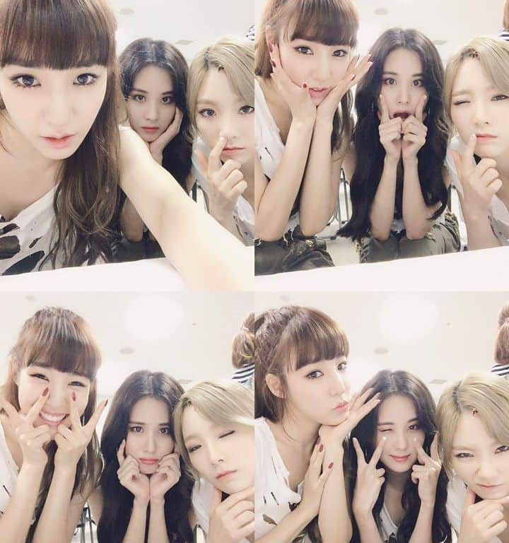 ソヒョンさんのインスタグラム写真 - (ソヒョンInstagram)「아침을 여는 태티서🙈🙉🙊💕 TTS morning~🌞 #TTS  #태티서」7月18日 9時08分 - seojuhyun_s