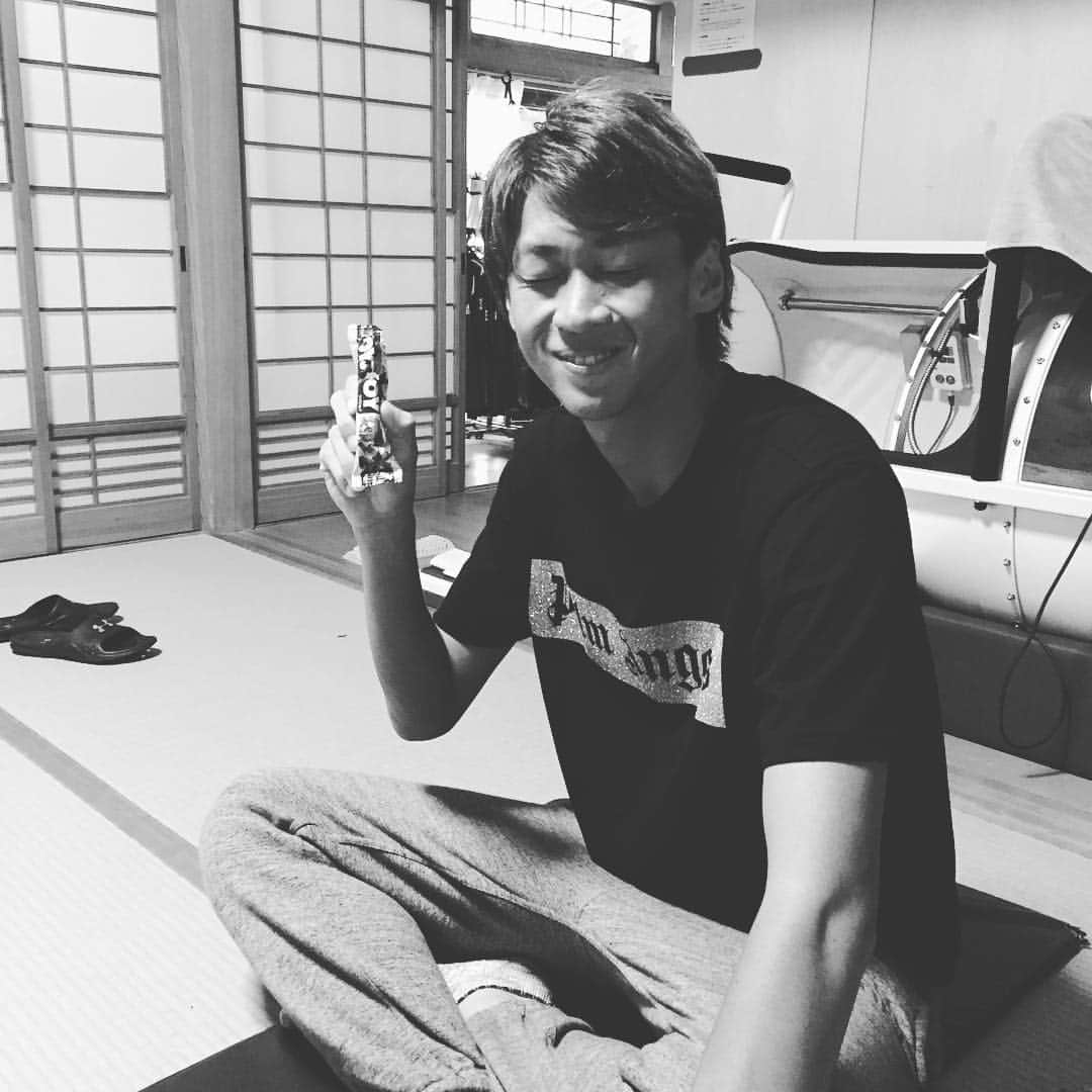 田中輝希のインスタグラム：「#おはよう#朝からヨンジ#ヨンジ」
