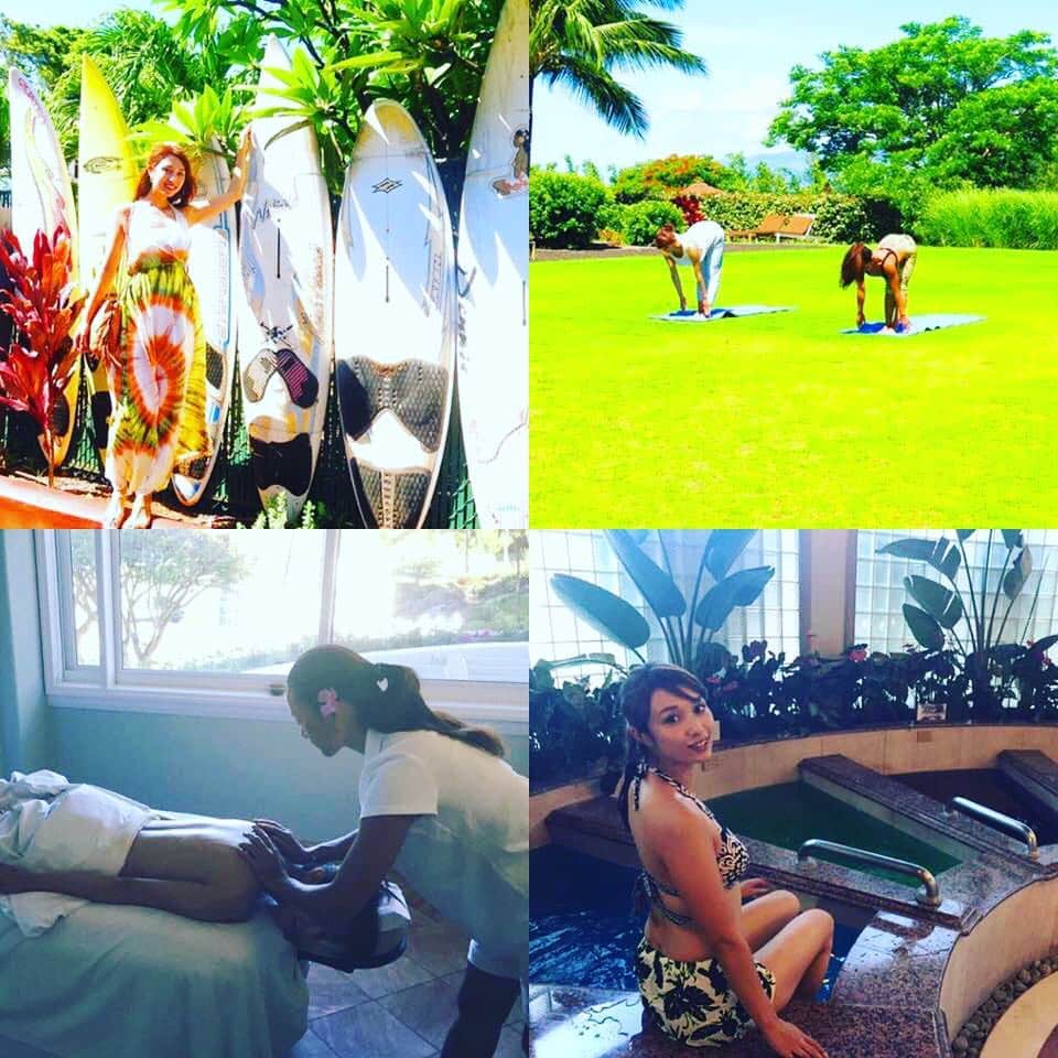 のインスタグラム：「@micahirose  今週の旅サラダ・海外の旅は ハワイ・マウイ島です^ - ^ 高級リゾートホテルで ちょっと変わったスパやプールも楽しみます！！ 是非ご覧下さいね〜♬♬ #ABC #朝日放送 #朝だ生です旅サラダ #旅サラダ #ガールズ #広瀬未花 #ハワイ #マウイ島 #hawaii #maui」