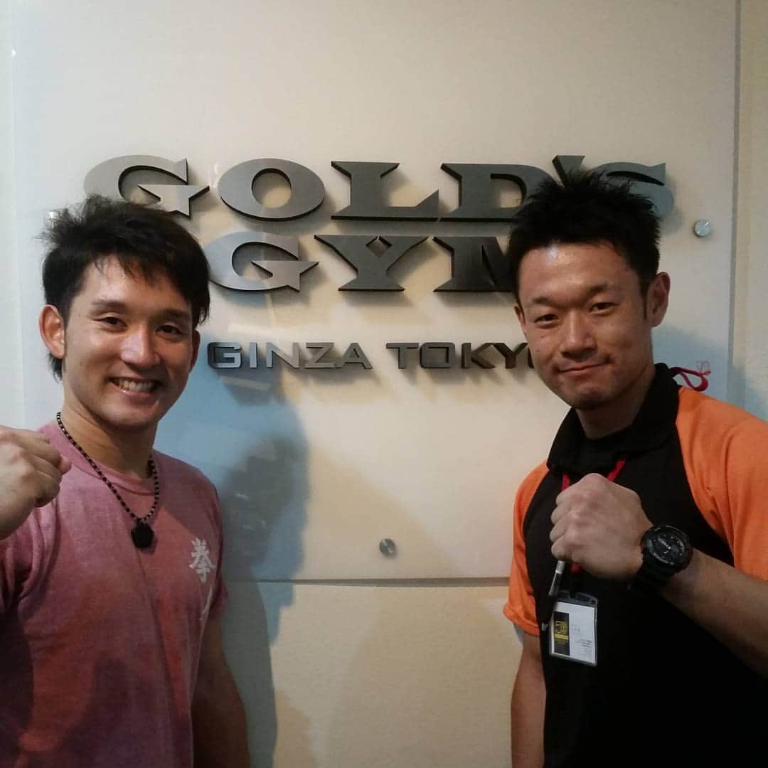 杉谷拳士さんのインスタグラム写真 - (杉谷拳士Instagram)「銀座のゴールドジムです💨💪 高校時代の同級生が働いていて米持というﾄﾙﾈｰﾄﾞのピッチャーです✨💨 中学生の時、米持が帝京高校に入るから僕も入学を決めたのを覚えてます✨😊💨 米持、高島(中日ドラゴンズ)中心にかなりのﾒﾝﾊﾞｰが入ってきました💨 肩さえ怪我しなければ一緒に野球してたかもしれません。。😣💦 最後の夏☀甲子園あのﾒﾝﾊﾞｰで行きたかったなぁ➰💨😅としみじみ。。 髪形ﾎﾞｻﾎﾞｻ(笑)  #ゴールドジム#トルネード#甲子園#中日ドラゴンズ」7月15日 14時19分 - kenshi.02