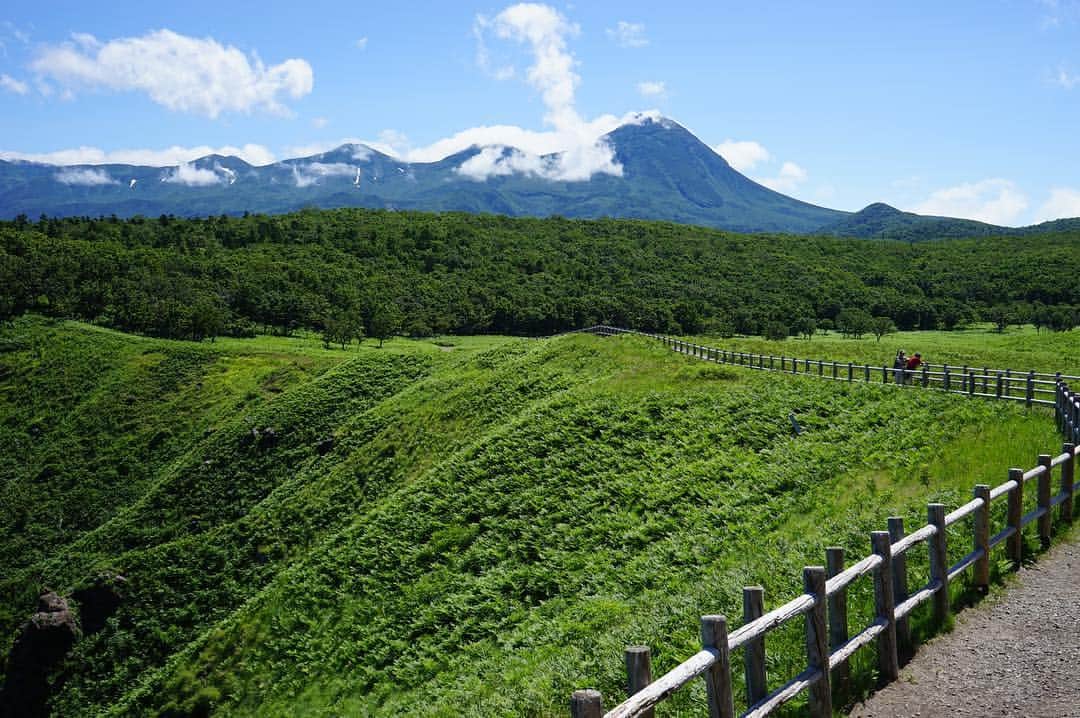 笛木優子のインスタグラム：「知床 大自然 🌳🍃✨☀️🏔」
