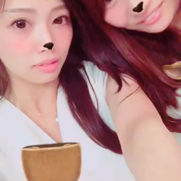 のインスタグラム：「・ 昨日は笑い過ぎた💓 ・  #ひーさお #ひーちゃんのとは違うのを #snow  #tgif #女子会 #お家ごはん #楽しい #happy #movie #楽しすぎた」