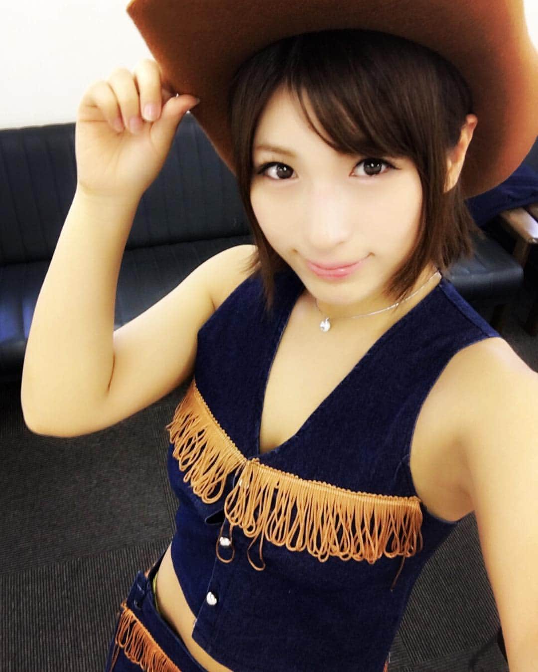 星野ナミのインスタグラム：「ウエスタンガール🐴💫」