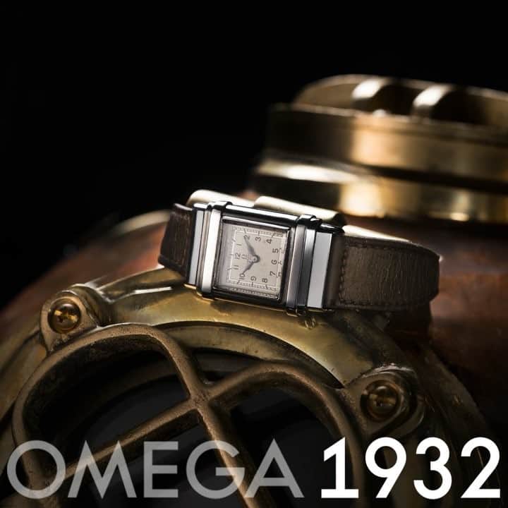 のインスタグラム：「#OMEGAPlanetOcean / #OMEGAChronicle The OMEGA Marine. The first divers’ watch made for everyone. #omega #omegawatches #watch #watches #omegamarine #vintagewatch #vintagewatches #omegavintage #vintageomega #diverwatch #worldpremiere #design #vintage #history #luxury #1932」