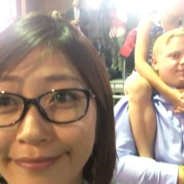 久保田智子のインスタグラム：「#Clinton and #Obama in first joint appearance. #rally #democrats #hillaryclinton #northcarolina #charlotte  #民主党 #アメリカ大統領選挙 #president #ヒラリークリントン」