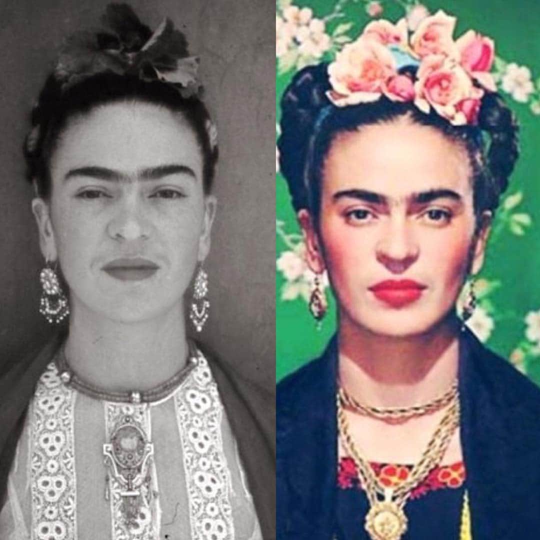 フリーダ＆ネリーのインスタグラム：「Frida Kahlo would be 109 years old today. Happy birthday to an incredible inspiration and muse!!! Her jewelry is🎯🎯🎯!!! #fridakahlo #happybirthdayFrida #friedaandnellie」