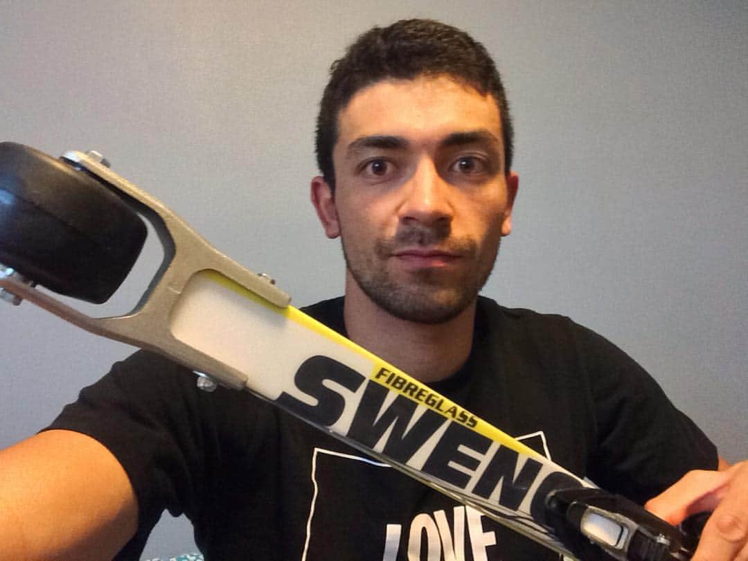 のインスタグラム：「New roller skis. クラシカルをおニューのローラーにしました。SWENORのno.4。ついにno.4への挑戦。 #ローラースキー #swenor #rollerski #crosscountryski #sport #training」