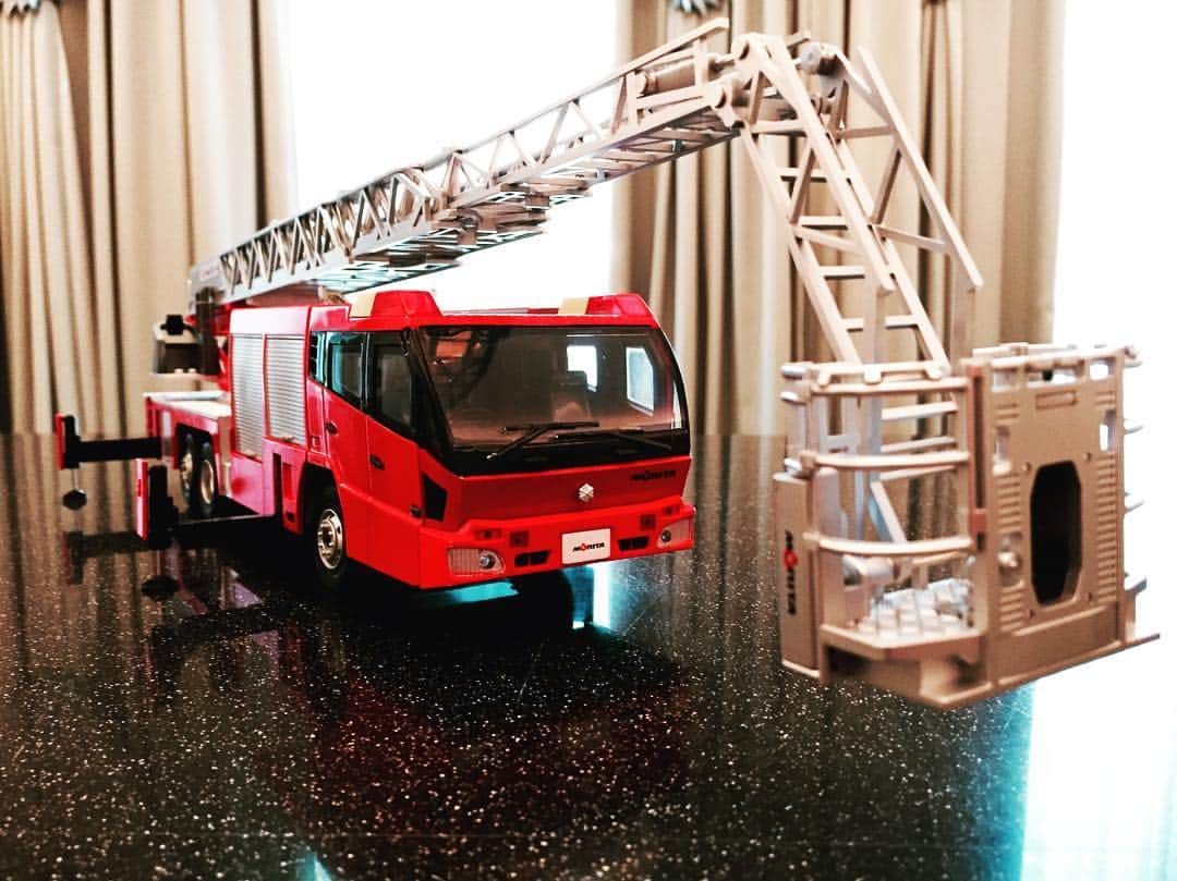 MORITA 消防はしご車　模型1/32 ※値下げ MORITA 消防はしご車模型1/32 ※値下げ