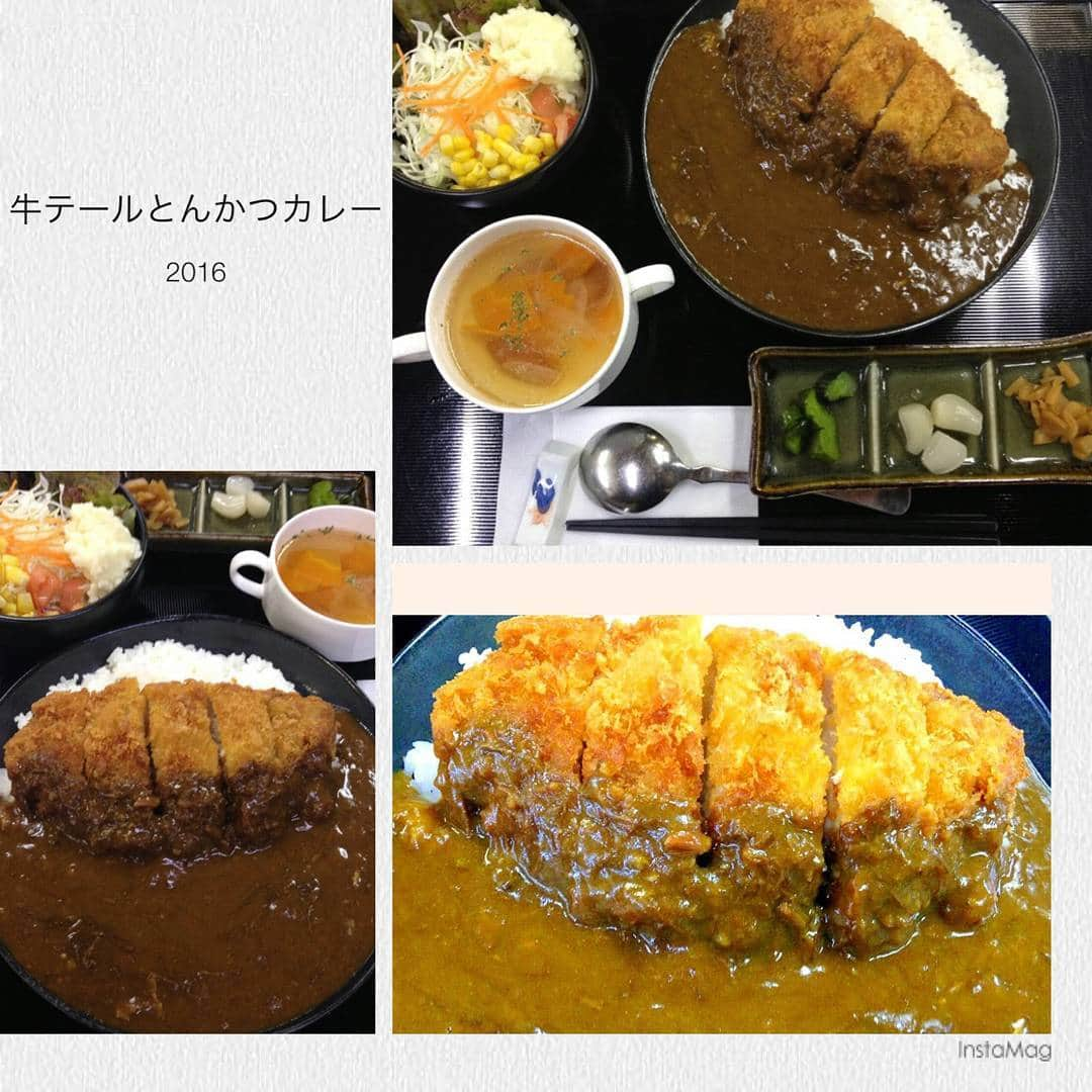 【公式】大分クレインホテル高城店のインスタグラム：「本日の日替わり夕食は 『牛テールとんかつカレー』です♪♪ 台風の影響で雨も強まって来ましたが 是非クレインホテルへお越しください🌟 #牛テール #とんかつ #カレー #クレインホテル」