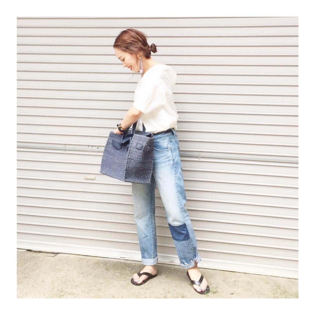 yukiss27のインスタグラム：「・ どんだけ更新するねん、な #ゆきこWEAR 😳☝🏻️👖👖 ・ このデニムかんわいいですよね〜〜💓 ・ #journalstandard  #spickandspan  #henryandhenry  #カゴバーキン  #chocolatecampbell  #チョコレートキャンベル ・」