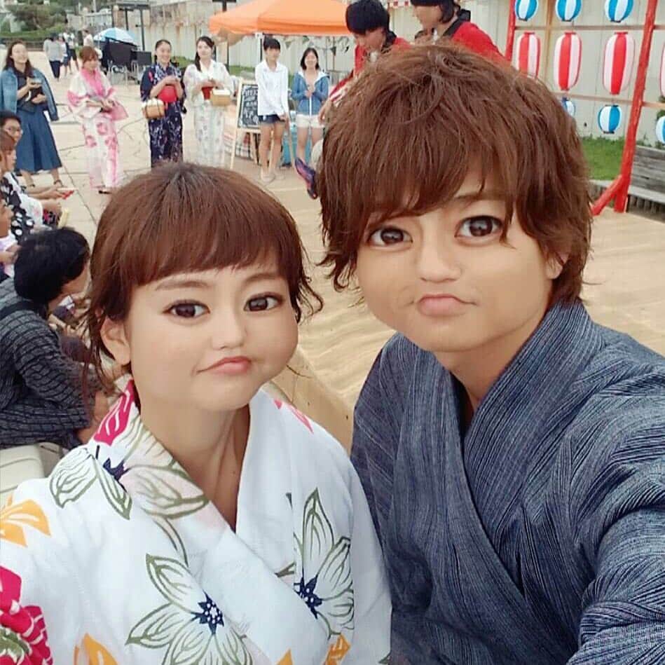 櫻井美咲のインスタグラム：「_ 納涼花火大会満喫中！ #SHONAN#nouryouhanabi」