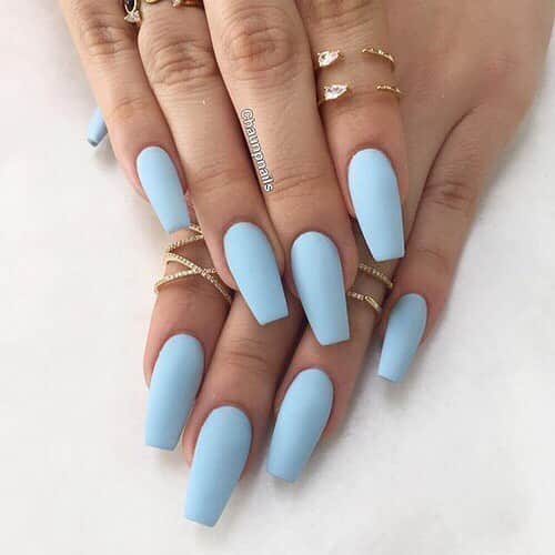 Nails Inspirationのインスタグラム：「Follow my new minty @Minty_Feeen 😍 so pretty 🎿🎽💙 @Minty_Feeen 😱 @Minty_Feeen @Minty_Feeen 😱 @Minty_Feeen @Minty_Feeen 😱 @Minty_Feeen Cr: @haunpnails」