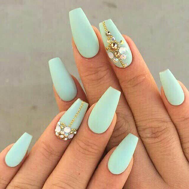 Nails Inspirationのインスタグラム：「Follow my new minty @Minty_Feeen 😍 so pretty 🎿🎽💙 @Minty_Feeen 😱 @Minty_Feeen @Minty_Feeen 😱 @Minty_Feeen @Minty_Feeen 😱 @Minty_Feeen」