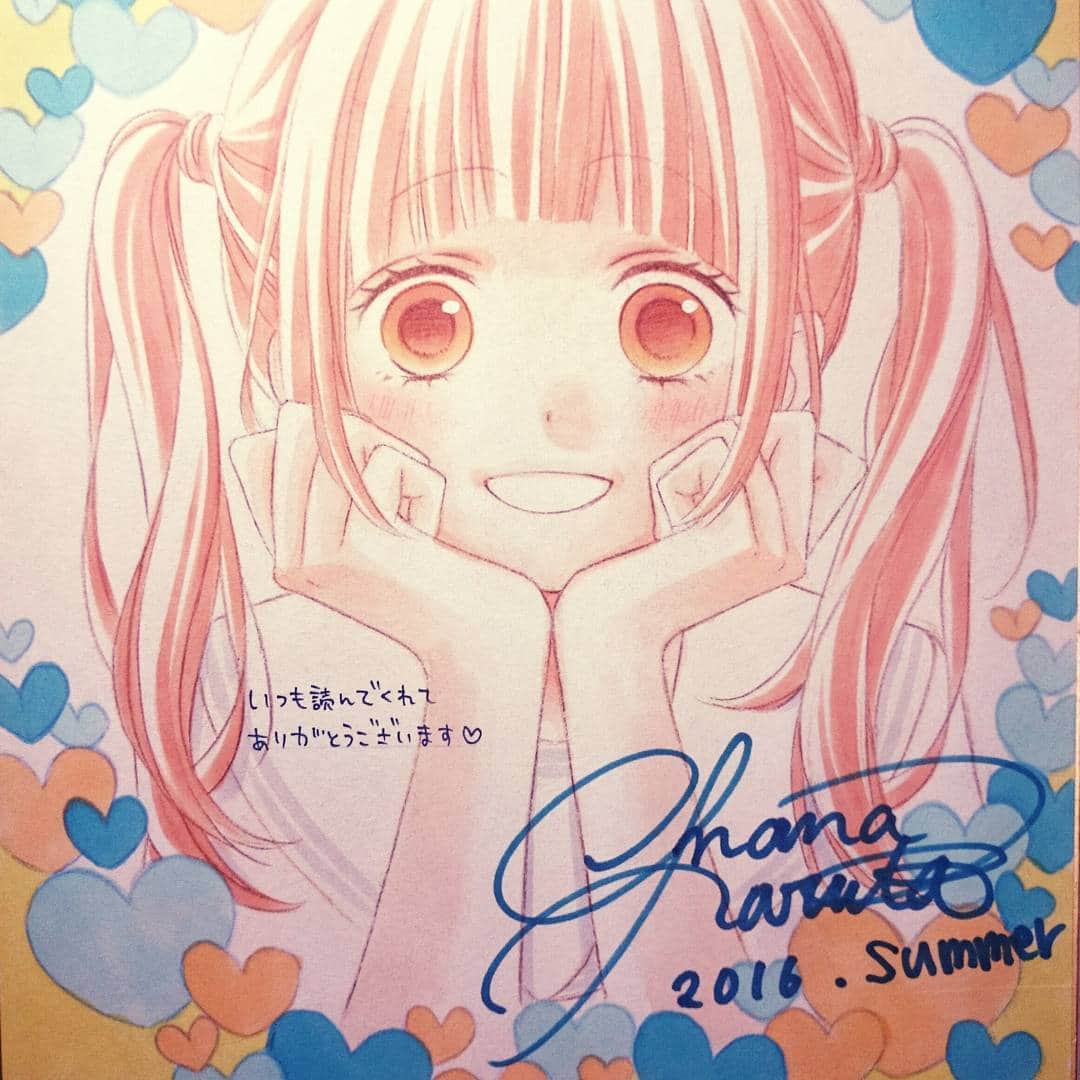 春田ななさんのインスタグラム写真 春田ななinstagram イベント用に描いた色紙 つばさとホタル 8月11日 14時18分 Harunana Banana