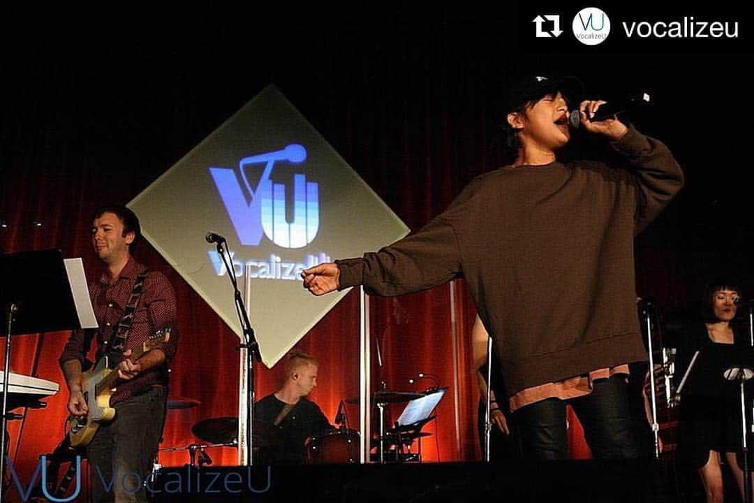 藤田織也のインスタグラム：「I had really great time at the VU spotlight. Link in Bio. @vocalizeu #‎VUAI2016‬ ‪#‎VUFamilyFirst‬ #projecttaro #kenyafujita #藤田織也」