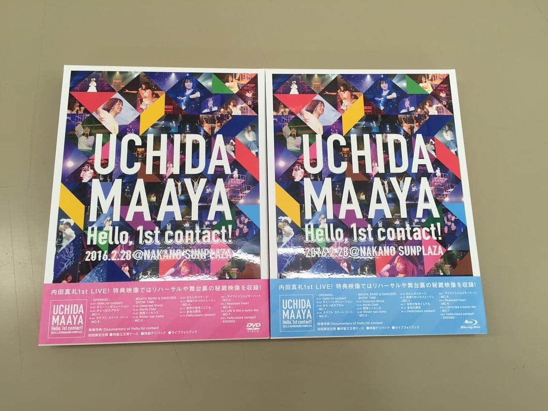 内田真礼のインスタグラム：「いよいよ明日7/20、内田真礼1st LIVE「Hello, 1st contact!」Blu-ray/DVDリリースです〜！」