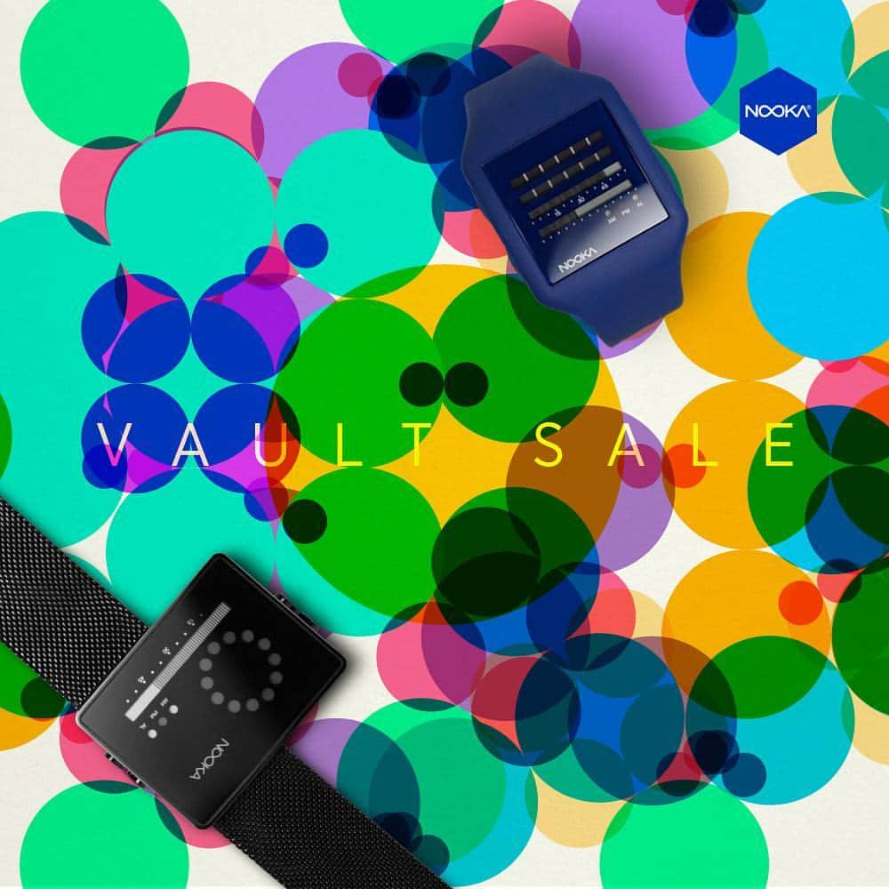 ヌーカのインスタグラム：「We're Opening The Vault For a Special Summer Clearance Sale! Many New Styles Added. All Items 60-75% off! Click Link In Bio To Go Right to The Vault. Ends Mond #nooka #sale #Vault #clearance #coolwatches #deals #steals #womw #watchesofinstagram www.nooka.com/nooka-vault」