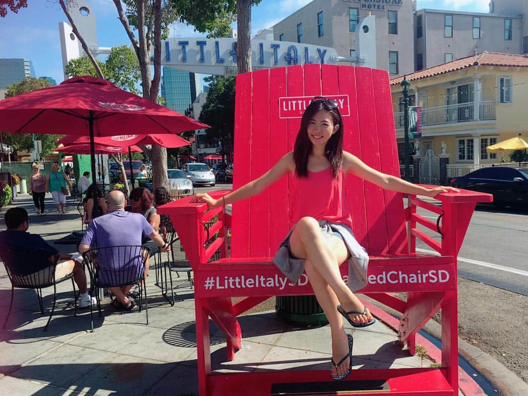 吉田沙織のインスタグラム：「リトルイタリー  San Diego!!」