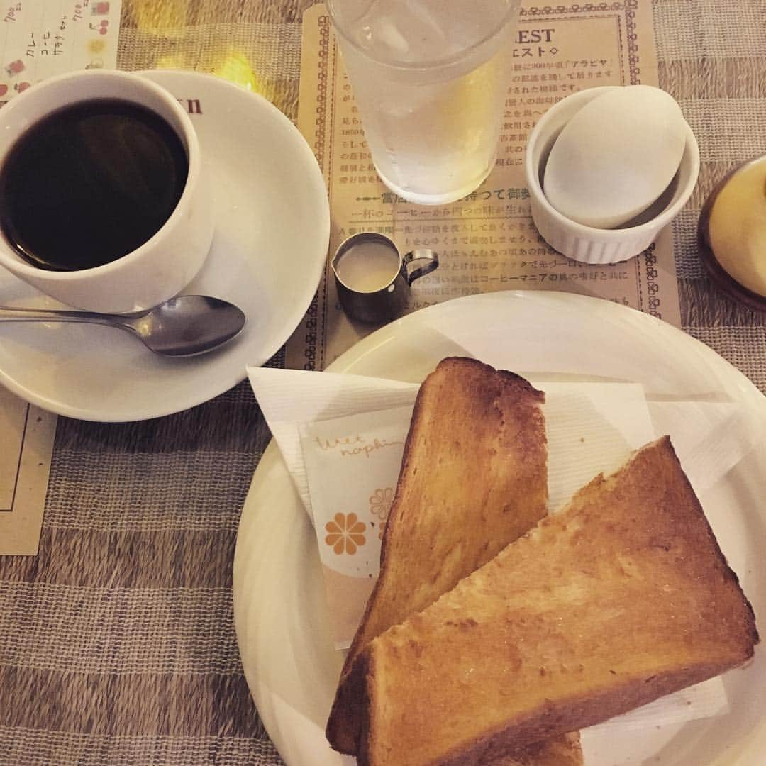 原田マハのインスタグラム：「雲仙のモーニング。好きだ！ Breakfast @ unzen, Kyoto. Lovi'n it! #原田マハ #京都 #kyoto」