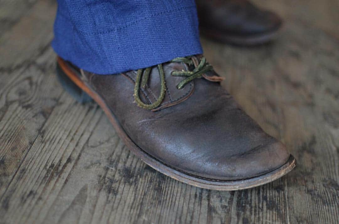 のインスタグラム：「Customer's snap  ホースバットの経年変化がすごかったので、撮らせていただきました^ ^  Makers HORSE SINGLE color_BLACK  #Makers #メイカーズ  #埼玉 #大宮 #ashoes」