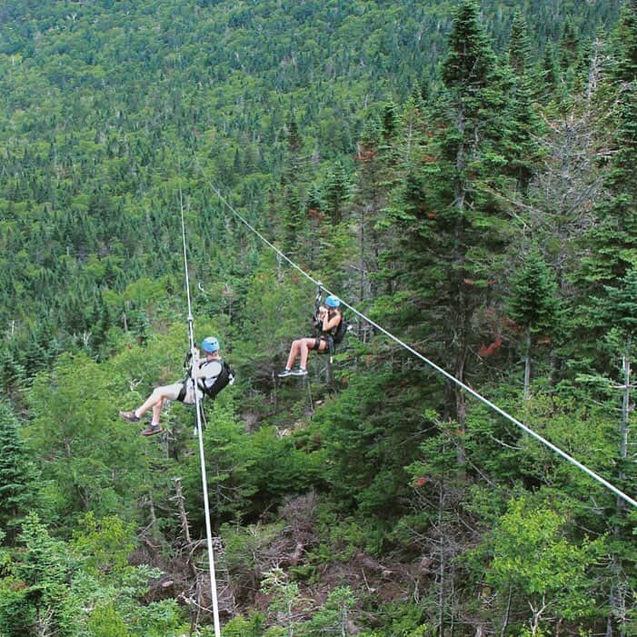 ロス・マイナーのインスタグラム：「This was exactly as much fun as it looks. Would you try it??? #80mph #zipline #stowevt」