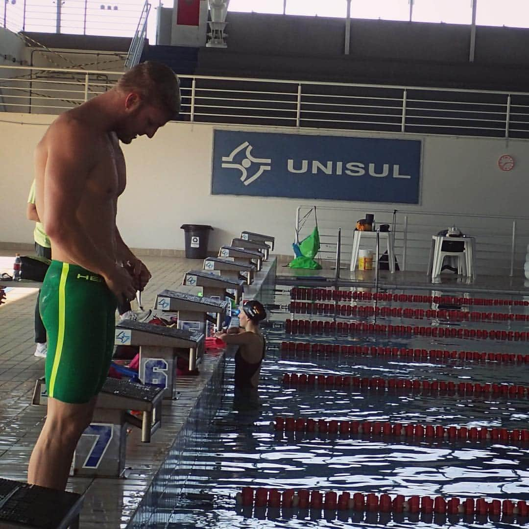 シュテフェン・ダイブラーのインスタグラム：「Hose binden und los! #rio2016」