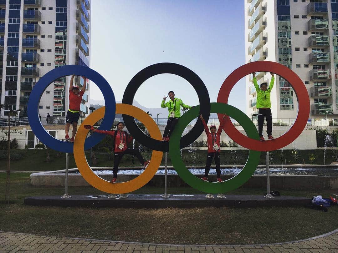 杉原愛子さんのインスタグラム写真 - (杉原愛子Instagram)「#Rio#Olympic#2016 @rio2016 #赤#愛子#黒#明日香ちゃん#青#まいちゃん#緑#さえ#黄色#ゆきちゃん」7月28日 5時42分 - aiko_sugihara