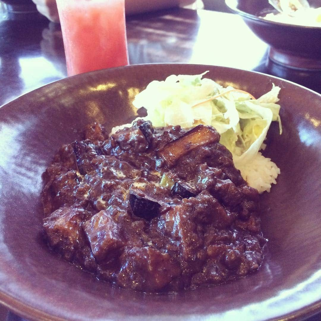 加織さんのインスタグラム写真 - (加織Instagram)「カレー食べに来た🍛🍴」7月29日 14時49分 - kaori_0723