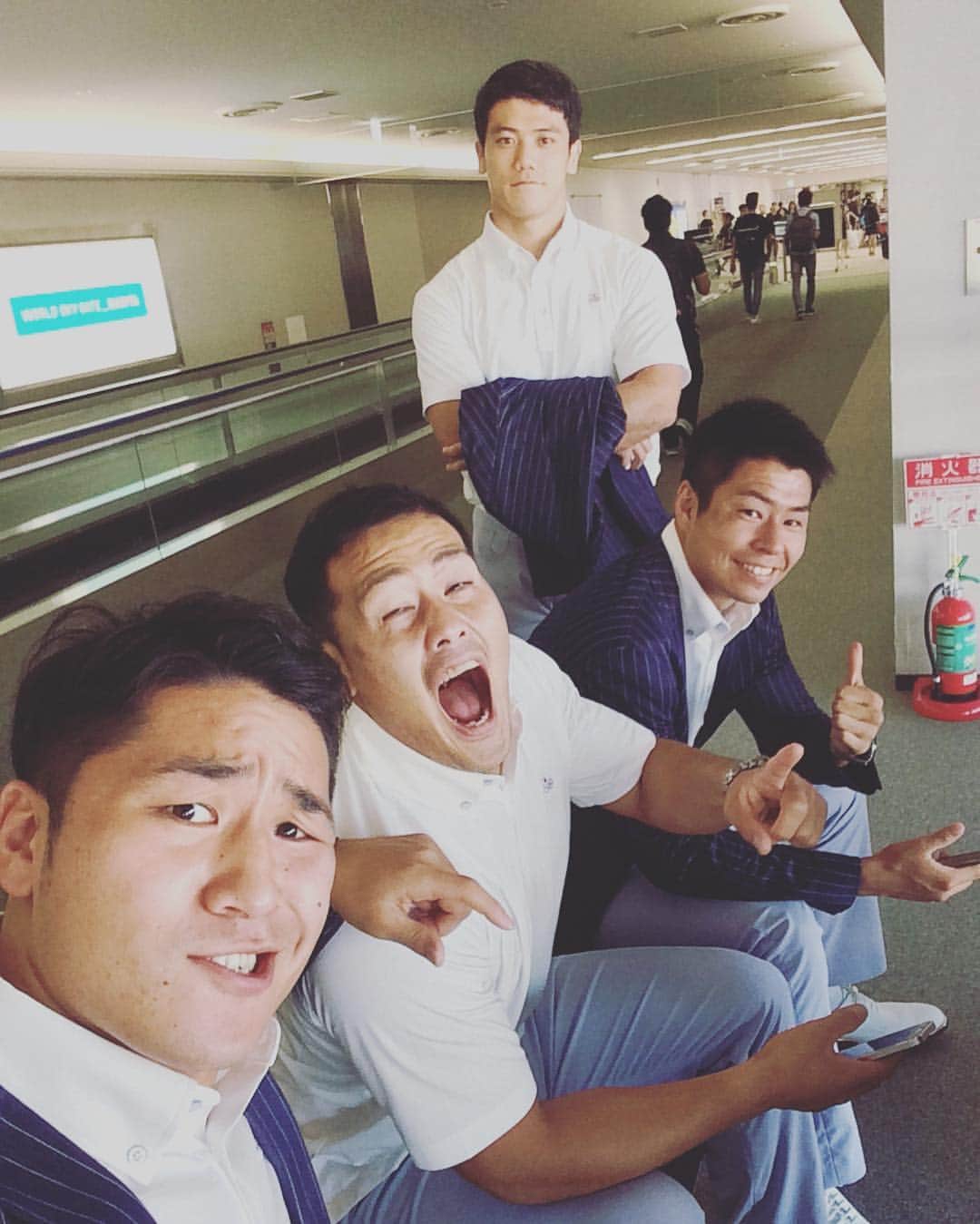 後藤輝也のインスタグラム：「ブラジル行ってきまーす#ブラジル#オリンピック #japan7s #roadtorio」