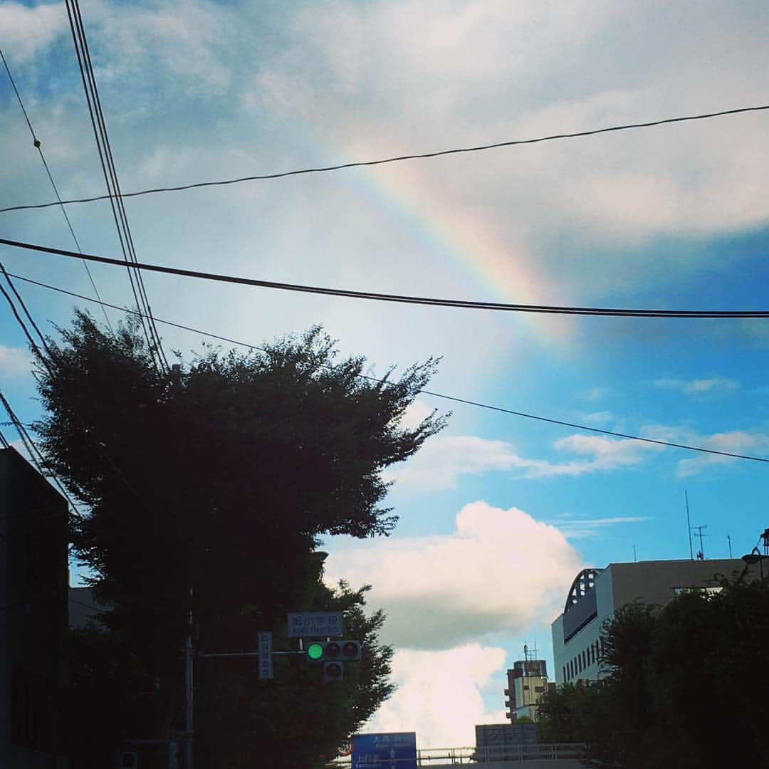 笛木優子のインスタグラム：「なう。🌈💫」