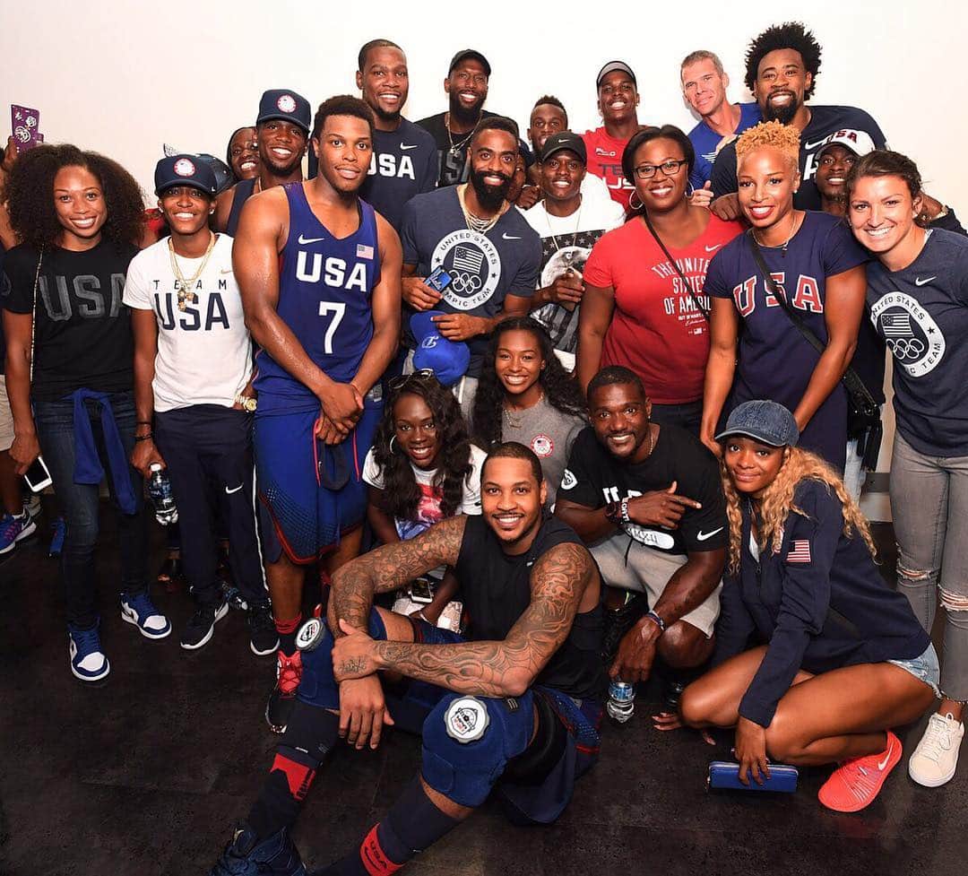 タイソン・ゲイのインスタグラム：「HAD A BLAST WITH TEAM #USA COMING TOGETHER AS A COUNTRY IS AMAZING. #usabasketball」