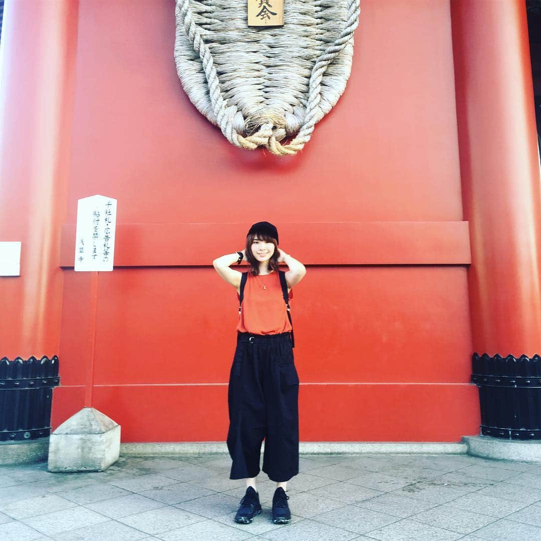 蒼山幸子さんのインスタグラム写真 - (蒼山幸子Instagram)「真っ赤っか。 #浅草」8月6日 18時52分 - sachiko_aoyama