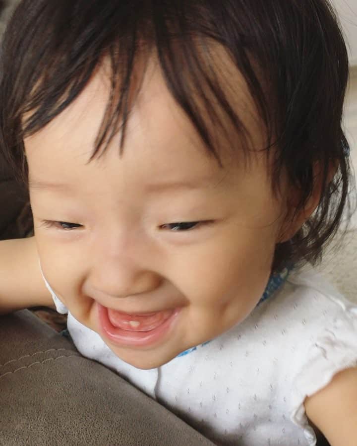 宇佐美蘭さんのインスタグラム写真 宇佐美蘭instagram 寝起きから笑顔 髪の毛ーー 笑 寝癖 凄い 赤ちゃん 8ヶ月 9月10日 16時39分 Usamiran Official