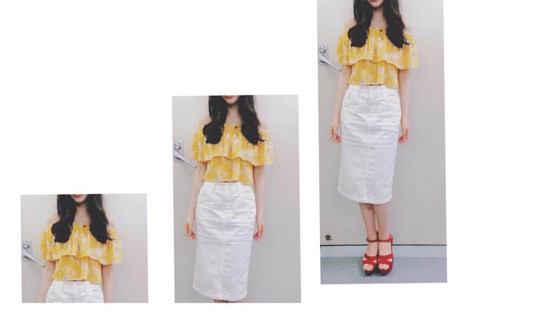 上西星来さんのインスタグラム写真 - (上西星来Instagram)「今日の衣装。 ●トップス  ビラボン #billabong ●スカート  サキュウ #caqu Seira¨̮♡︎」9月3日 22時31分 - seira_jonishi_tpd