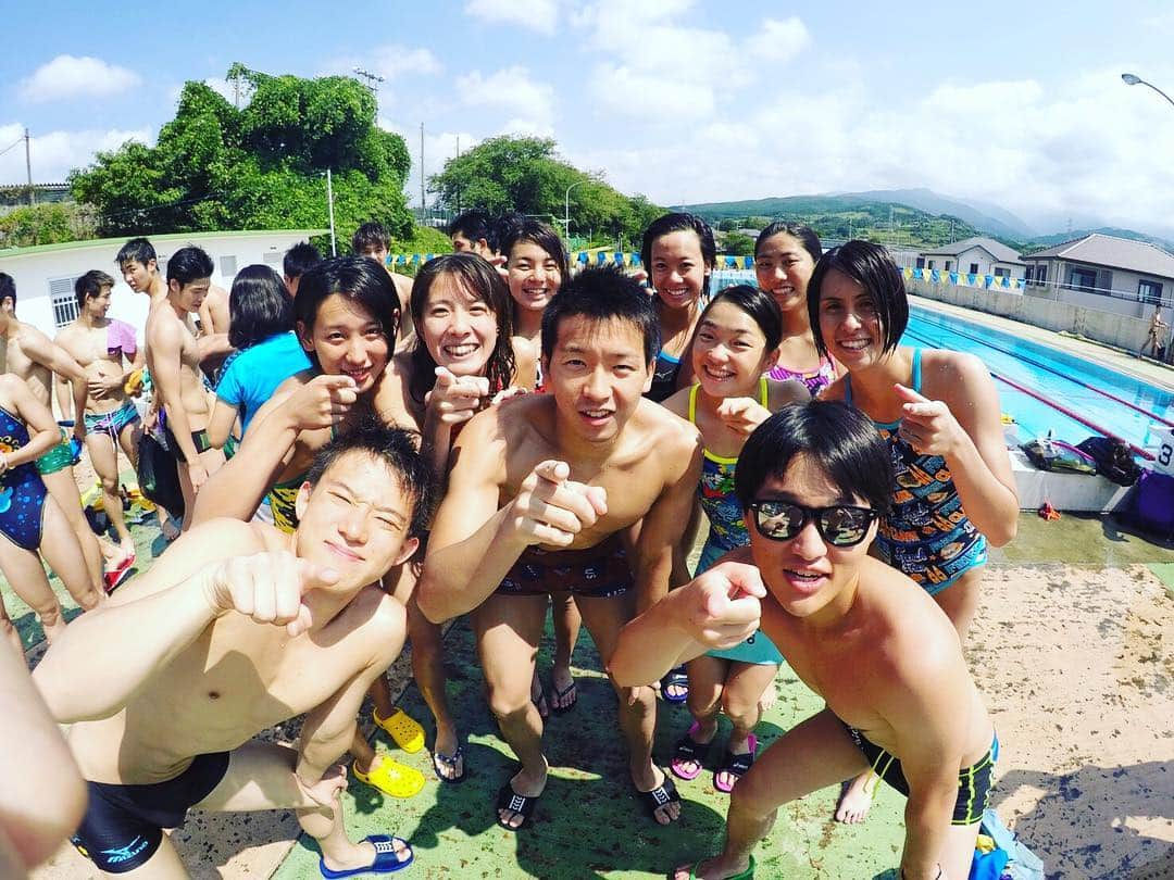 大橋悠依さんのインスタグラム写真 - (大橋悠依Instagram)「#静岡合宿 #3日目 #合同練習 #焼けた🌞 #国際地域 #チーム牧田 #めっちゃええ写真やん #オフ楽しむぞ」8月13日 12時00分 - yui_ohashi_