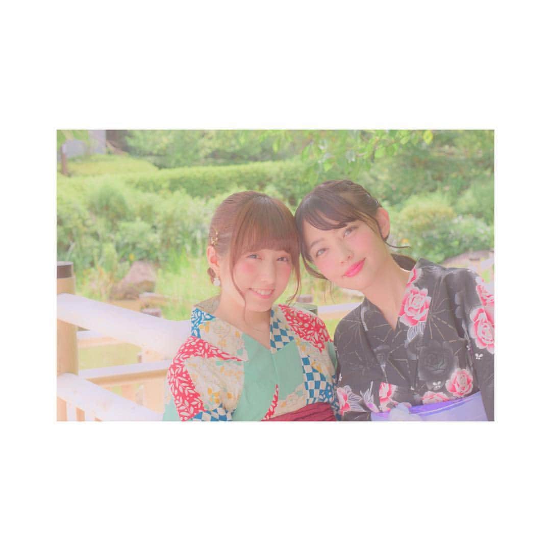 前田美里のインスタグラム：「そんな安藤さんが好きです。- - - - - - - - - - - - - - - - - #浴衣 #ポートレート #エヌウィード #安藤遥 #前田美里」