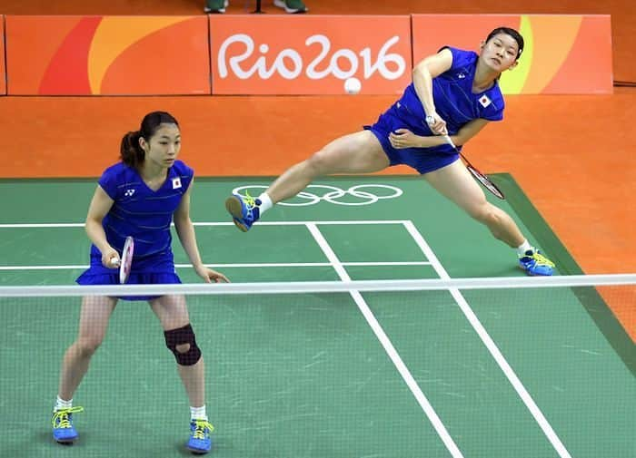 松友美佐紀のインスタグラム：「Win 3rd qualification match, Rio Olympics 2016, Qualification result:  JPN vs NED Matsutomo M./Takahashi A. vs Piek S./Muskens E. WIN 21:9  21:11  #ayakatakahashi #misakimatsutomo #badminton #rio2016 #qualification #teamjapan #olympics #rioolympics2016 #バドミントン」