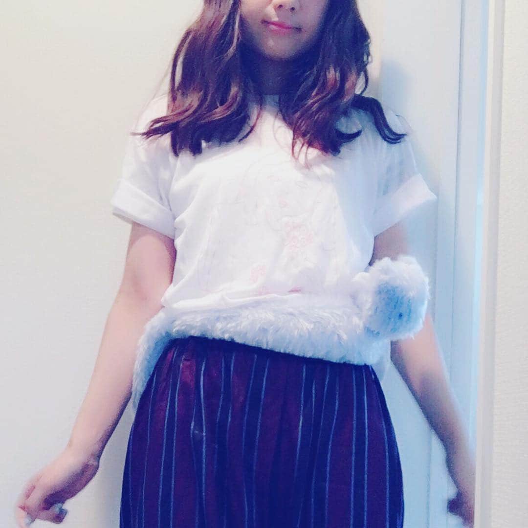福嶋麻衣子のインスタグラム：「今日JennyFaxのこのベルトしてたら会社のオジサンにめっちゃイジられたんだけど😡💢 前から来た小学生全員爆笑しますよとか言って。。。笑 かわいいのに！！！」
