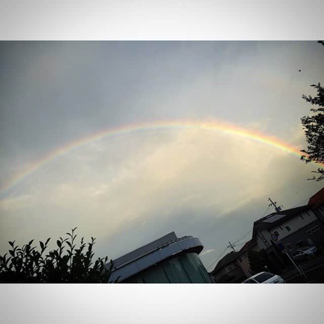 佐藤美希さんのインスタグラム写真 - (佐藤美希Instagram)「雨上がり🌈  #虹 #rainbow」8月16日 20時20分 - satomiki0626