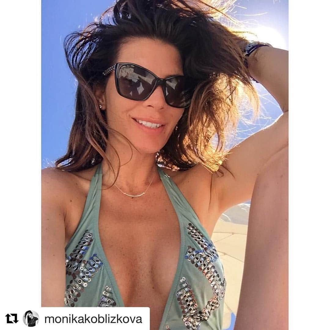 ババジャーンのインスタグラム：「#Repost @monikakoblizkova ・・・Gorgeous thank you ❤️❤️❤️ simply happy ☀️ #sun #beach #sea #ibiza #babajaancollection #babajaanbabes #mybabajaan #fashion」