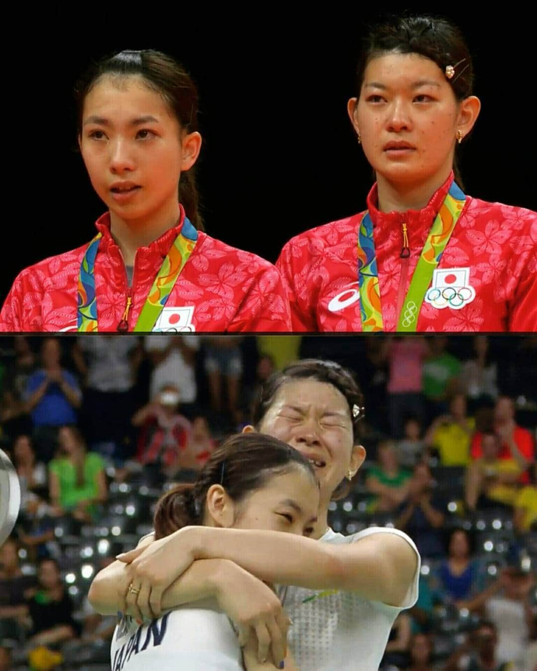 松友美佐紀のインスタグラム：「Yeaahh..!! Finally win the Rio Olympics 2016 Gold Medal, it was such a tough and tight game, thank's for the support!  Rio Olympics 2016, Finals result:  JPN vs DEN Matsutomo M./Takahashi A. vs Juhl K.R. /Pedersen C. WIN 18:21 21:9 21:19  #ayakatakahashi #misakimatsutomo #badminton #rioolympics2016 #rio2016 #finals #champions #goldmedal #goldmedalist #champions #teamjapan #olympics #バドミントン」