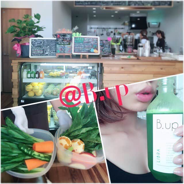 ソニン クッキングさんのインスタグラム写真 - (ソニン クッキングInstagram)「【食べインスタ】 "B.up" in Osaka. #ColdPressedJuicery 💚"Libra" fresh pressed ¥いくらか忘れました1000前後💦💚 緑のオススメを。大変緑味。だけどフレッシュで美味しかった！この量の野菜を(これは二杯分)その場で絞ってパックしてくれます！店の雰囲気も海外ぽく、朝早くから空いているので使いやすーい💗  #VeganBlog #VeganInstagram #SonimVeganSelection #VeganPlaceInJapan #VeganInOsaka  #ビーアップ #ビーアップクレンジングジューサリー #コールドプレス #コールドプレスジュース #ソニンヴィーガンセレクト #ヴィーガン店紹介」8月21日 0時22分 - sonim_ckbk