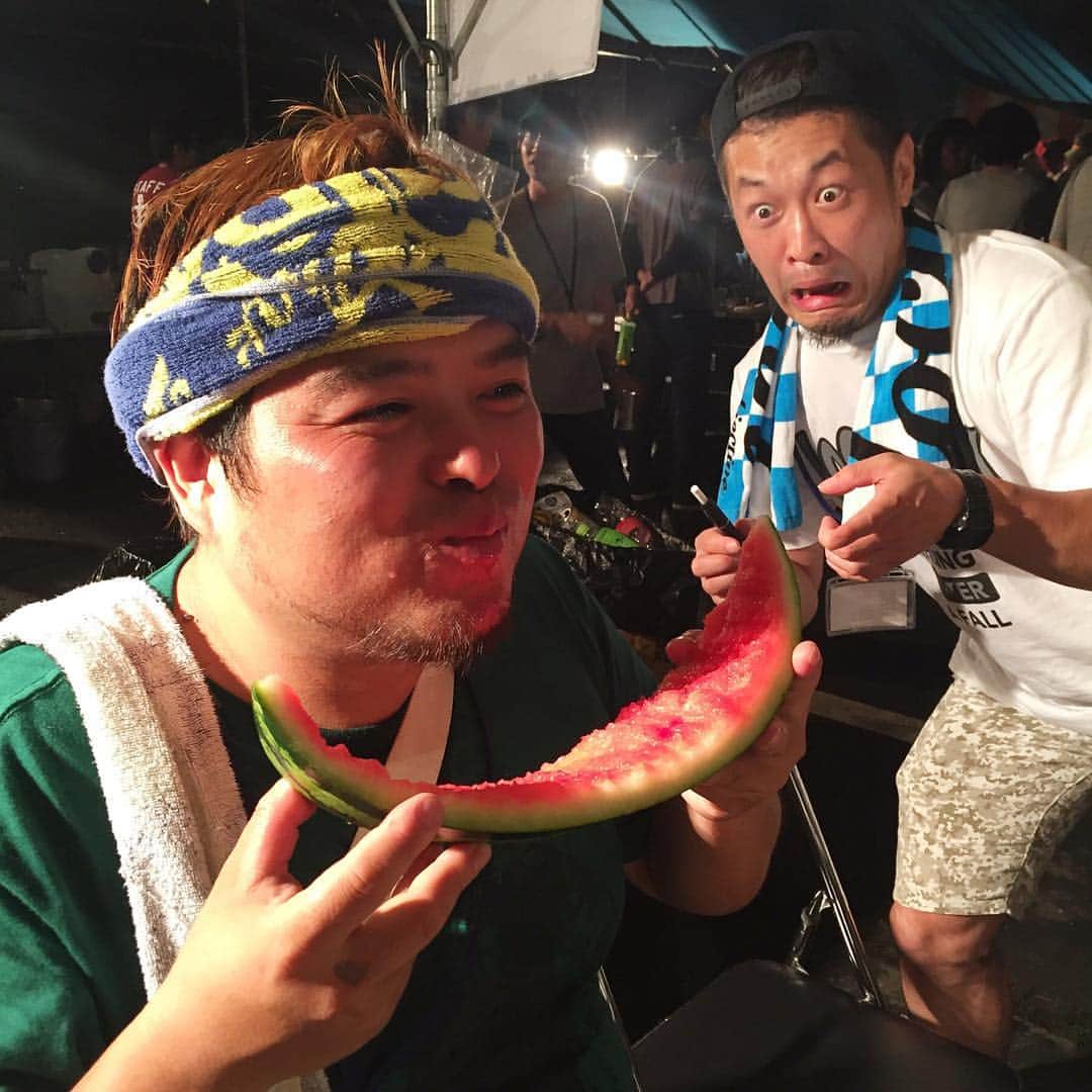 清水葉子さんのインスタグラム写真 - (清水葉子Instagram)「八食ってほんとに楽しいね🍉 #HSFL」8月21日 22時00分 - unlimits_yoko