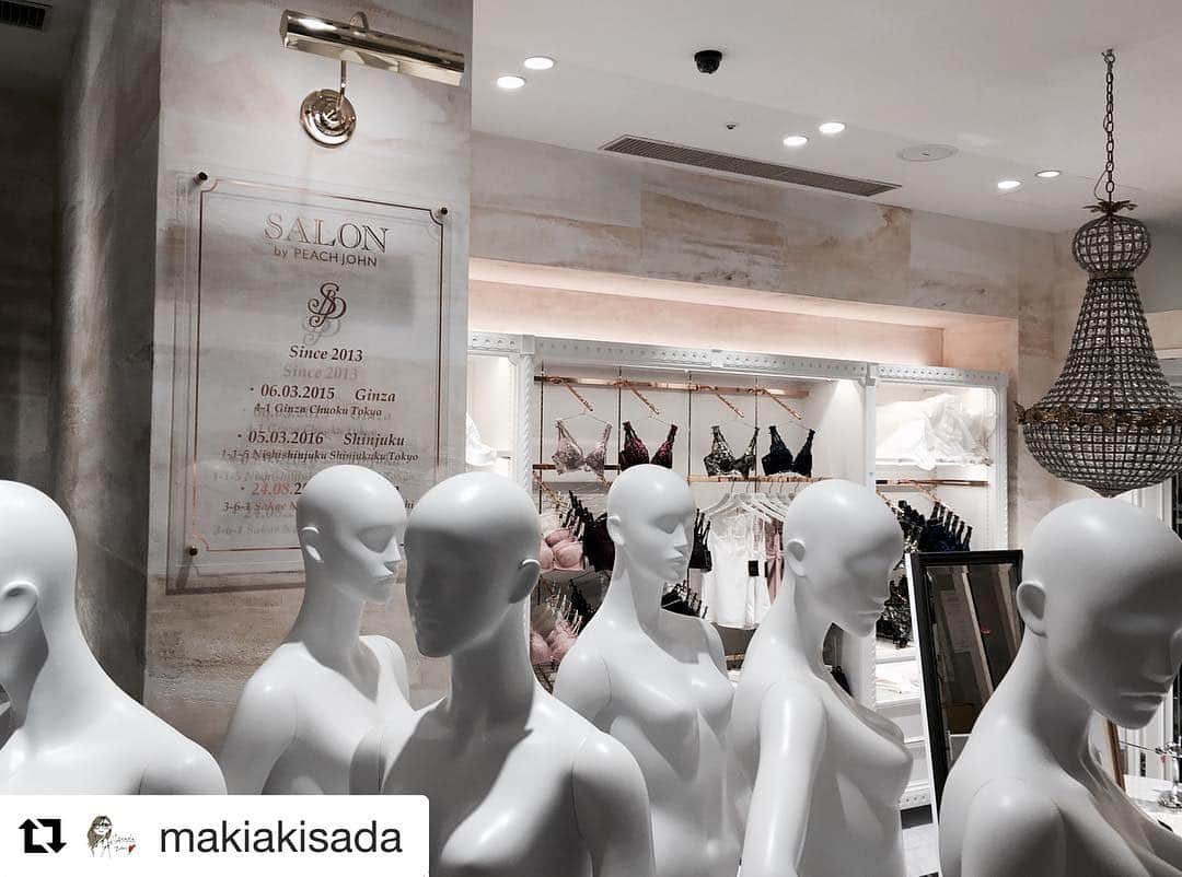 加織のインスタグラム：「あたしの心友 @makiakisada がディレクションしている#salonbypeachjohn が2016.8.24に遂に名古屋ラシックにOpenします❤️我が地元へよーこそ❤️❤️ Openに駆けつける事はできないけど、名古屋のオシャレgirlのみなさまぜひ❤️素敵な物で溢れてるよ❤️❤️」