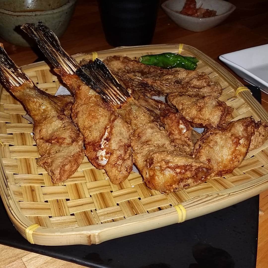 キム・ジェウクのインスタグラム：「The most dangerous food in the world. Deep-fried Puffer fish!!!」